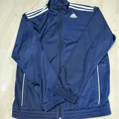 adidas ネイビー　ジャージ上着　Mサイズ