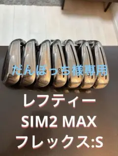 ドンちゃんさん専用レフティ Sim2 アイアンセット 　TaylorMade ドンちゃんさん専用レフティ Sim2 アイアンセット TaylorMade