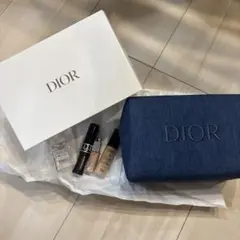 ディオール Dior ノベルティ ミニサイズコスメ ポーチ デニム