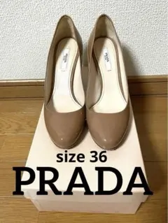 最終値下げ　PRADA プラダ　ヒールパンプス　エナメル
