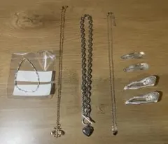shein ネックレス ヘアピン ブレスレット ハート 蜂 ビーズ アクセサリー