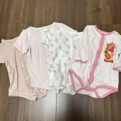 80cmロンパース肌着　4点セット