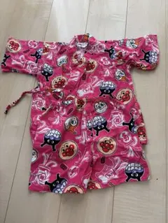 アンパンマン 甚平 100cm ピンク