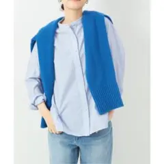 Spick & Span コットン製品染めカラーシャツ