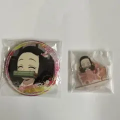 鬼滅の刃 竈門禰豆子 アクリルスタンド 缶バッジ