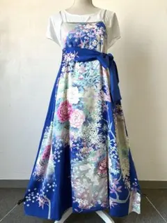 2440 着物 リメイク ドレス ワンピース - メルカリ