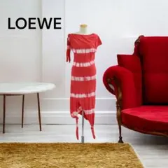LOEWE ロエベ ワンピース ＩＢＩＺＡ ノースリーブ タイダイ染め シルクのサムネイル