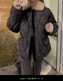 ダウンジャケット 中綿ジャケット 襟ファー
