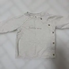 H&M オフホワイト　ボタン付き トレーナー　70〜80cm