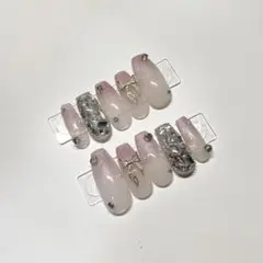 【現品】　ワンホンネイルチップ　韓国　ちゅるちゅる　マグネット