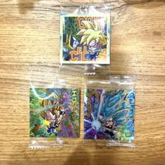 ドラゴンボール超戦士☆シールウエハース　勝利への執念【3枚セット】