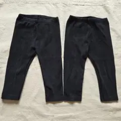 ユニクロ　レギンス　90　2枚セット