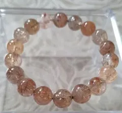 天然石 スーパーセブンルチルクォーツ ブレスレット 未使用品