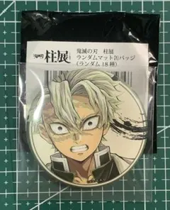 【みつまめページ】鬼滅の刃　柱展　マット缶バッジ　不死川実弥 みつまめページ】鬼滅の刃 柱展 マット缶バッジ 不死川実弥 2025