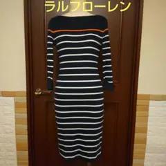 セール♪ラルフローレン・ワンピース・ボーダー・コットン