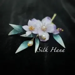 No.92 桔梗のヘアクリップ