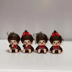 もんちっち　傘めじるし4点セット 在庫品薄　リング⭐︎色選べますコメント下さい