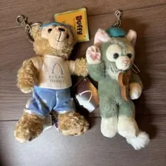 【最終お値下げ】※近日処分　ダッフィー　ジェラトーニ　ぬいぐるみキーホルダー