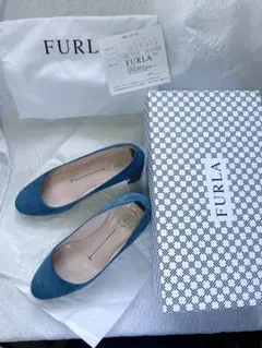 美品FURLA OPERA フルラ　スウェードパンプス　LARA ララのサムネイル