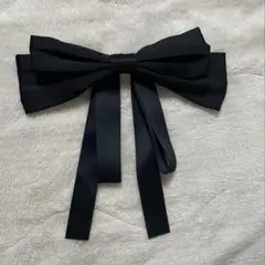 ヘアピン10本セットとブラックリボン