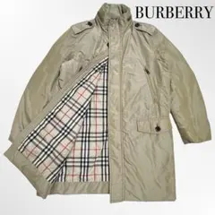 BURBERRY バーバリー ダウンコート ロング L カーキ フード メンズのサムネイル