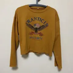 US TOUR 1976 グラフィック クロップドスウェット