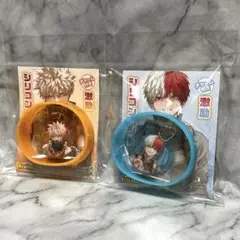 爆豪勝己 轟焦凍 ヒロアカ チャーム付き激励シリコンバンド ジャンショ 原作