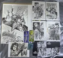 北斗の拳　大原画展　レイ　複製原稿　ポストカード　ノベルティセット