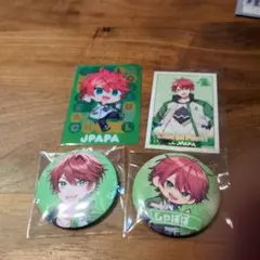 カラフルピーチ　じゃぱぱ　タワー缶バッチ