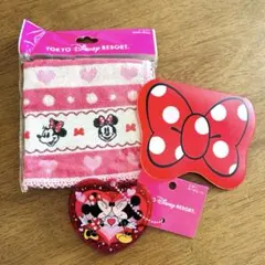 東京ディズニーリゾート ミニーマウス ミニタオルあぶらとり紙 ミラーキーチェーン