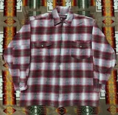 90s　Storm　オンブレシャツ M チェック柄