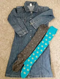 GAP KIDS デニムシャツワンピース デニムワンピース 12 XL