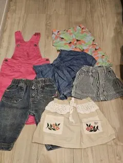 【お買い得】ベビー服まとめ売り １８点 春夏秋冬 上下【size:80】