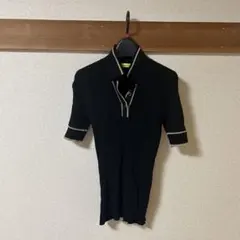 VIVA HEART ブラック 半袖 トップス 38
