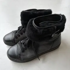 ALDO ブーツ フェイクファー付 ブラック 38のサムネイル