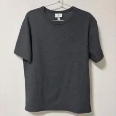 H&M ダークグレー薄手ニット　メンズ