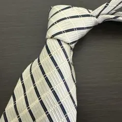 【LES MUES】レミュー ネクタイ ストライプ柄　ビジネス シルク