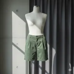UNIQLO ショートパンツ カーキ Sサイズ ウエスト68-76cm