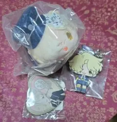 【五虎退3点セット】刀剣乱舞 もちもちマスコット もちマスハート缶バッジ