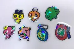 たまごっち　オーロラ　ホログラム　シール　7枚セット　纏め売り　まとめ売り　①