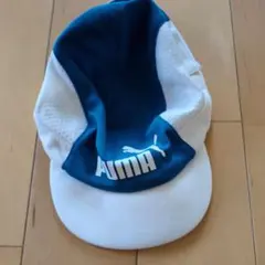 PUMA キャップ ブルー ホワイト スポーツ　子供用のサムネイル