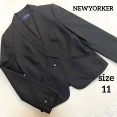 美品 NEWYORKER ニューヨーカー ウール テーラードジャケット
