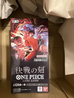 未開封テープ付き】ワンピース 決戦の刻 未開封BOX - メルカリ