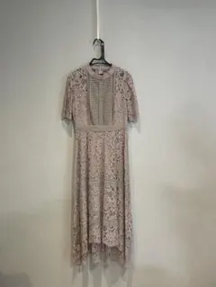 ピンク レース パーティードレス サイズ38