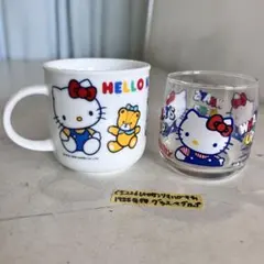 ✨️レア✨HelloKitty✨ハローキティグラス4個セット✨2003サンリオ