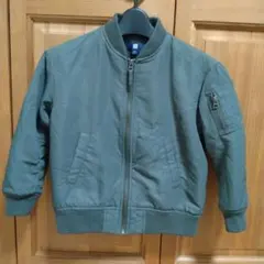 ユニクロ ジャケット MA-1 カーキ 120cm