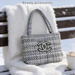 CHANELトートバッグ　ccロゴデザイン シャネルノベルティ 1点のみ‼️