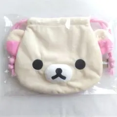 コリラックマ ぬいぐるみ巾着⑦ フェイス巾着 ポーチ サンエックス リラックマのサムネイル