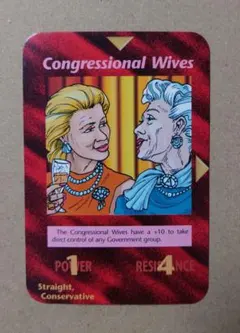 イルミナティカード Congressional Wives トレーディングカード