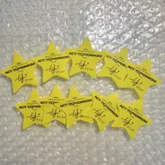 TXT 落下物 ACT:TOMORROW テヒョン サイン付き星 10枚